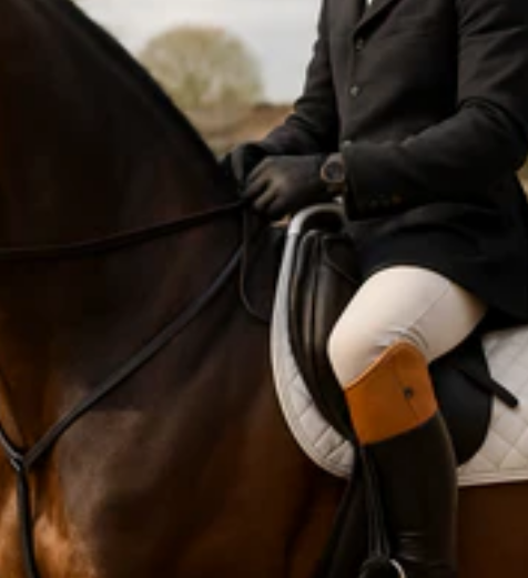 Men's long riding boots