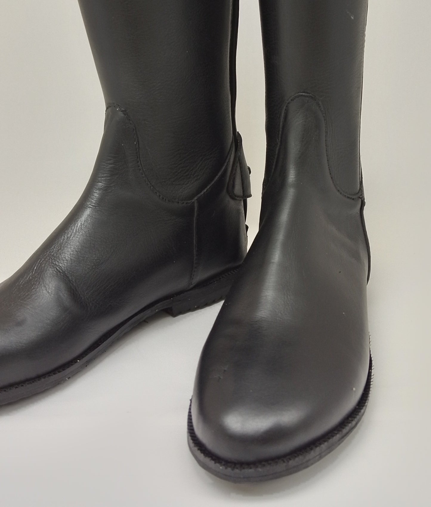 Black Show Jump / Dressage boot with back zip