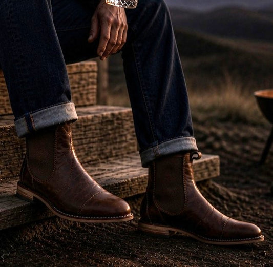Mens 3 tone Boot