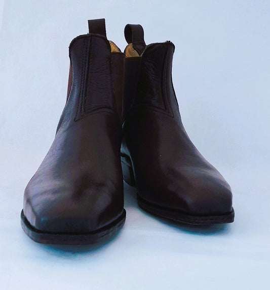 Black Classic Square toe Jodhpur Boot