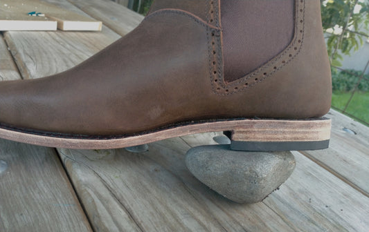 Mens Brogue Chelsea boot