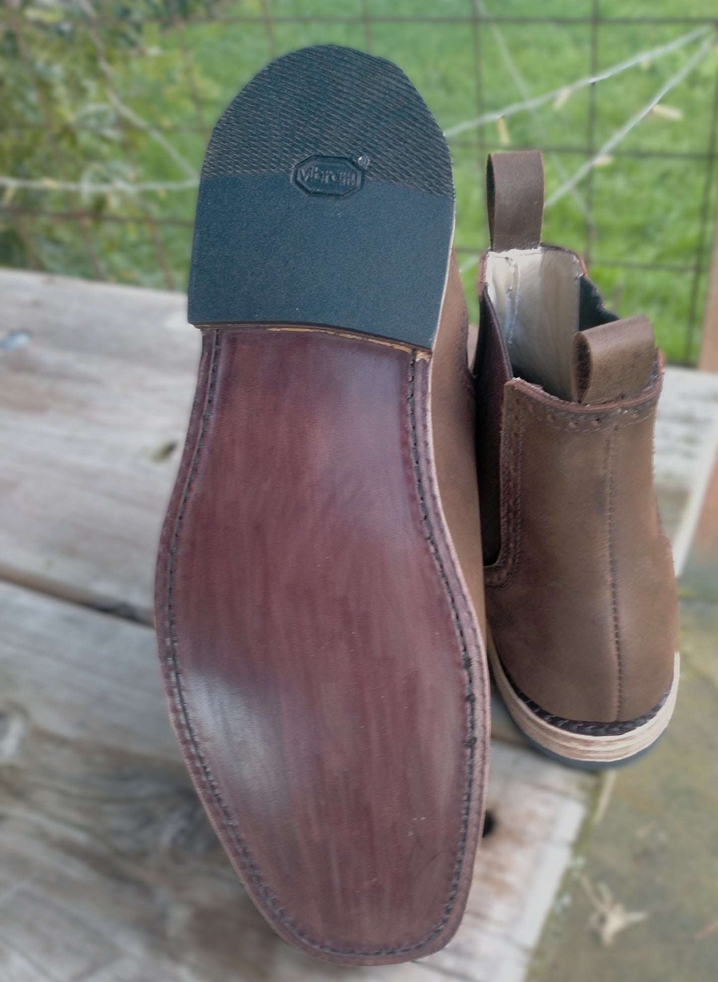 Mens Brogue Chelsea boot