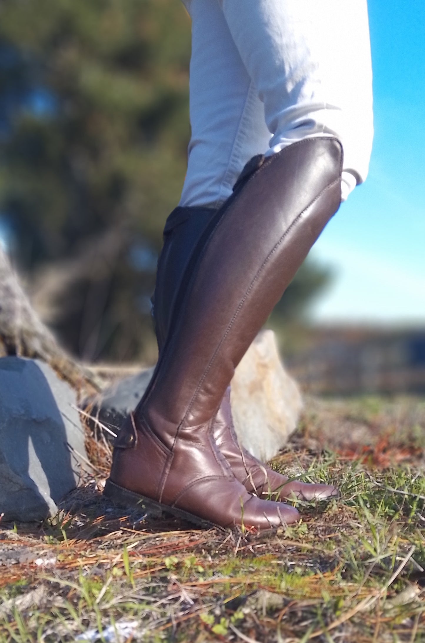 Brown Field boot